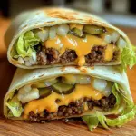 Homemade Big Mac Wraps