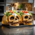 Monster Taco Skulls Appetizer