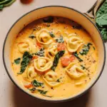 Creamy Tuscan Tortellini Soup
