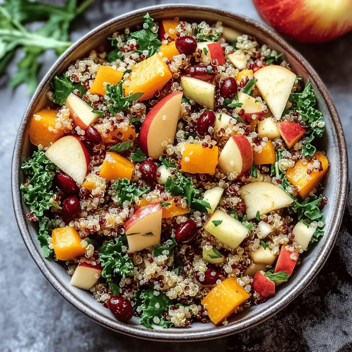 Healthy Fall Harvest Quinoa Salad