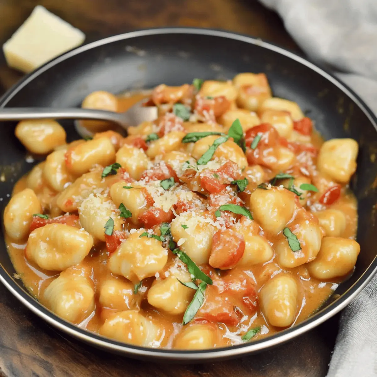 Creamy Tomato Gnocchi