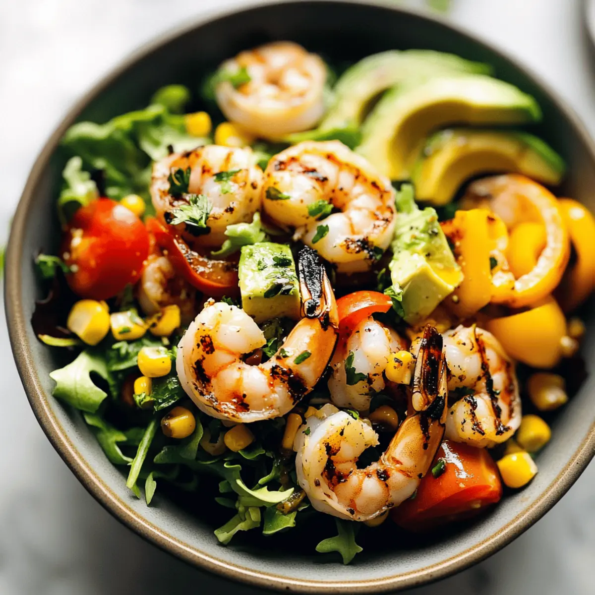 Grilled Shrimp Summer Salad
