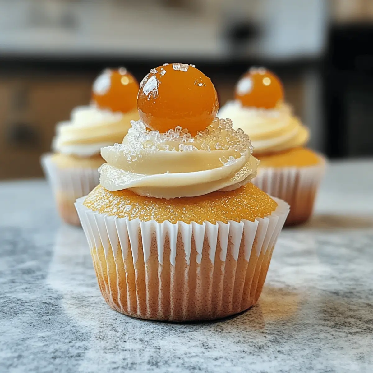 Gulab Jamun Cupcakes