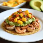 Shrimp Tostadas with Mango