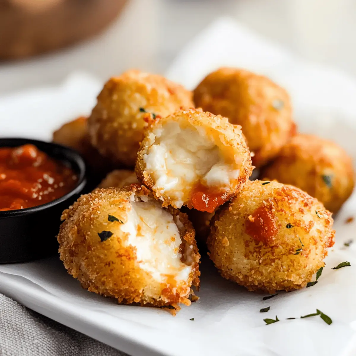 Easy Fried Cheese Bites