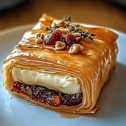 Baked Brie in Puff Pastry with Honey & Pecans