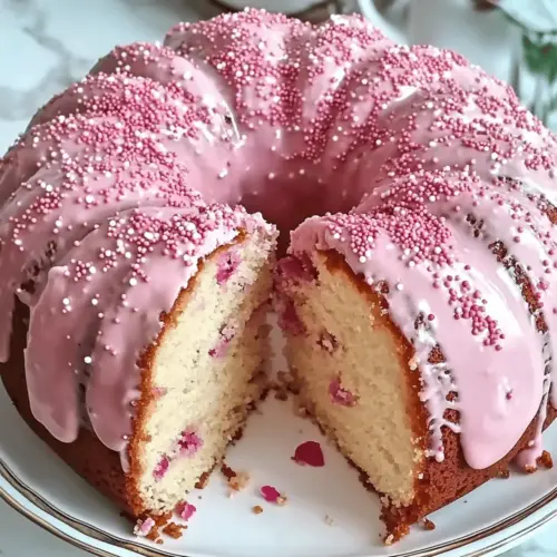 Cherry Blossom Bundt Cake
