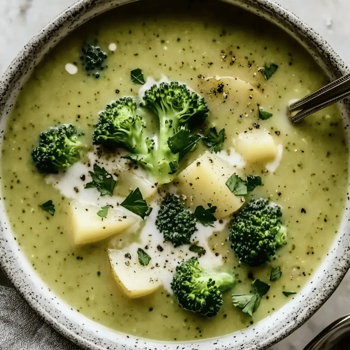 Creamy Broccoli Potato Soup
