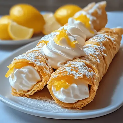 Lemon Meringue Pie Cannoli
