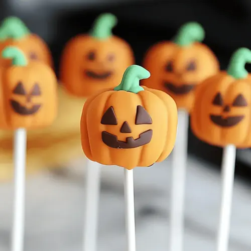 Pumpkin Cake Pops