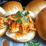 Spicy Buffalo Chicken Sliders