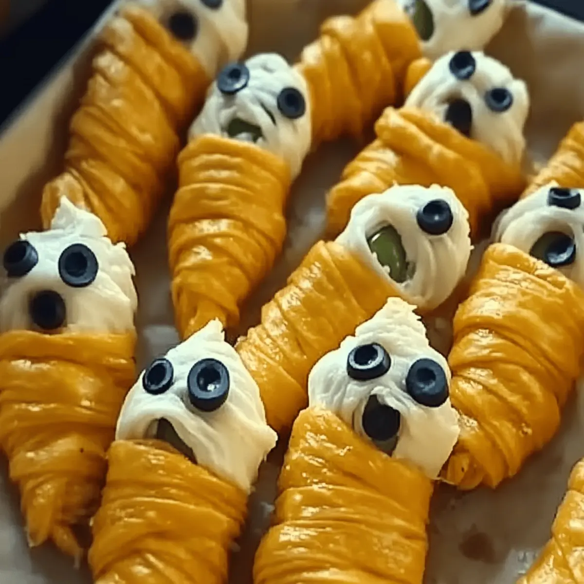Spooky Jalapeño Popper Mummies