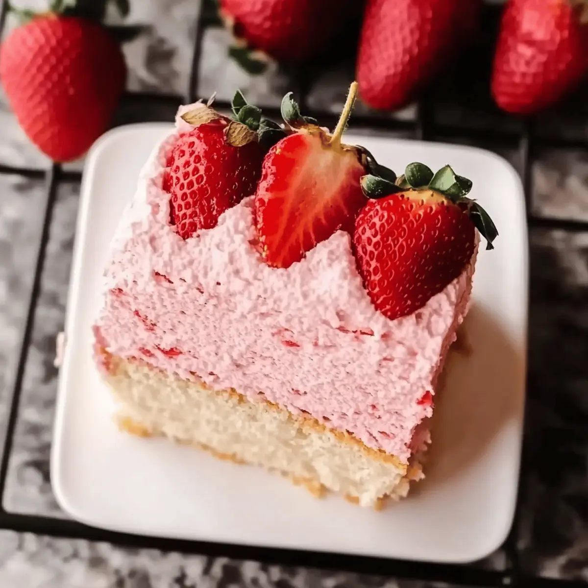 Strawberry Mousse Cake