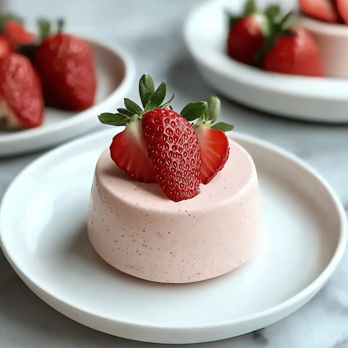 Strawberry Panna Cotta