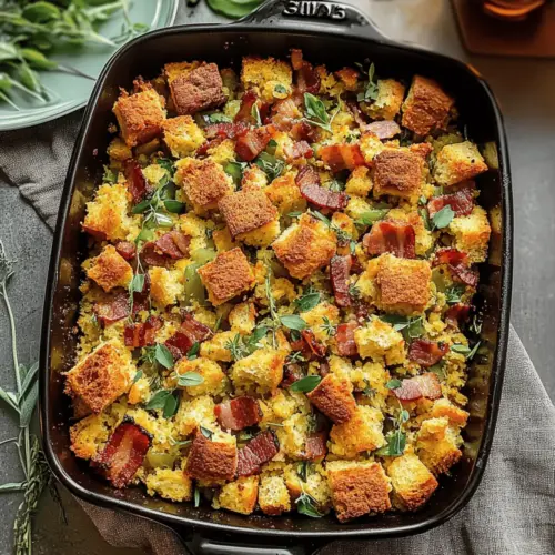 Bacon Cornbread Stuffing