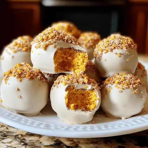 Easy No Bake Pumpkin Cheesecake Balls