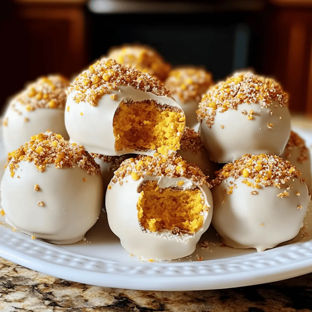 Easy No Bake Pumpkin Cheesecake Balls