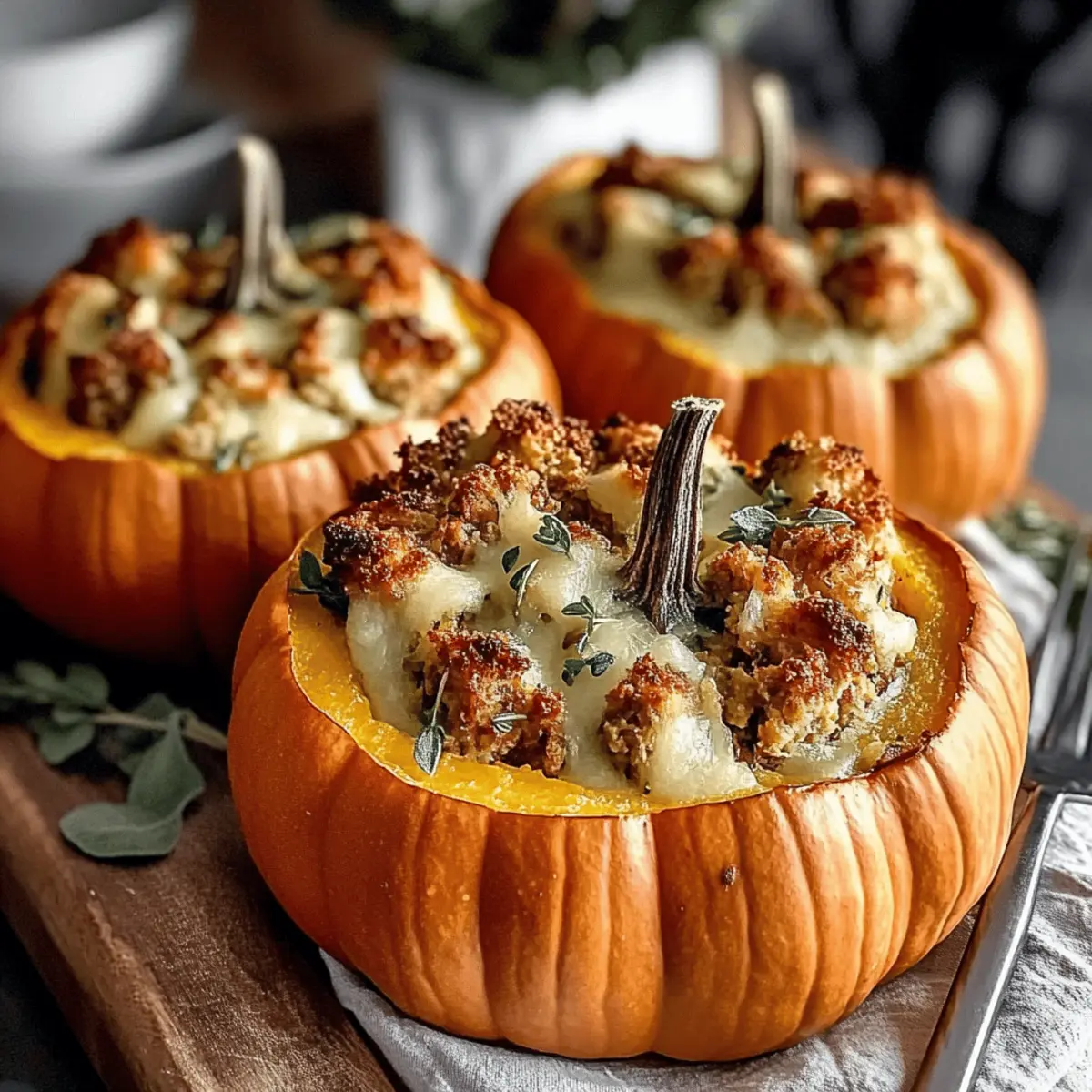 Stuffed Mini Pumpkins